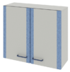 Шкаф навесной с дверками из софтформинга ЛАБ-PRO НШ 80.32.70