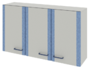 Шкаф навесной с дверками из софтформинга ЛАБ-PRO НШ 120.32.70