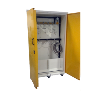 Шкаф для хранения газовых баллонов модель ШБХ 850ГБ