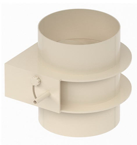 ЛАБ-М ШВРВП-1, дроссельная заслонка с ручным приводом, полипропилен