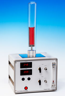 Прибор для определения кислородного индекса при ком. температуре OI: труба 75 мм