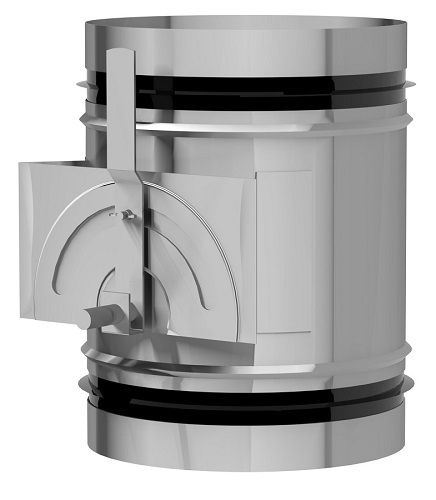 ЛАБ-М ШВРВП-МЕ-2, дроссельная заслонка с электроприводом, оцинкованная сталь