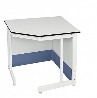 Стол угловой к низкому лабораторному столу ЛАБ-PRO СУ 90/65.90/65.75 LA