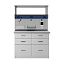 Стол лабораторный ЛАБ-PRO 120.65.90 на опорных тумбах, рабочая поверхность – LAMINAT_5